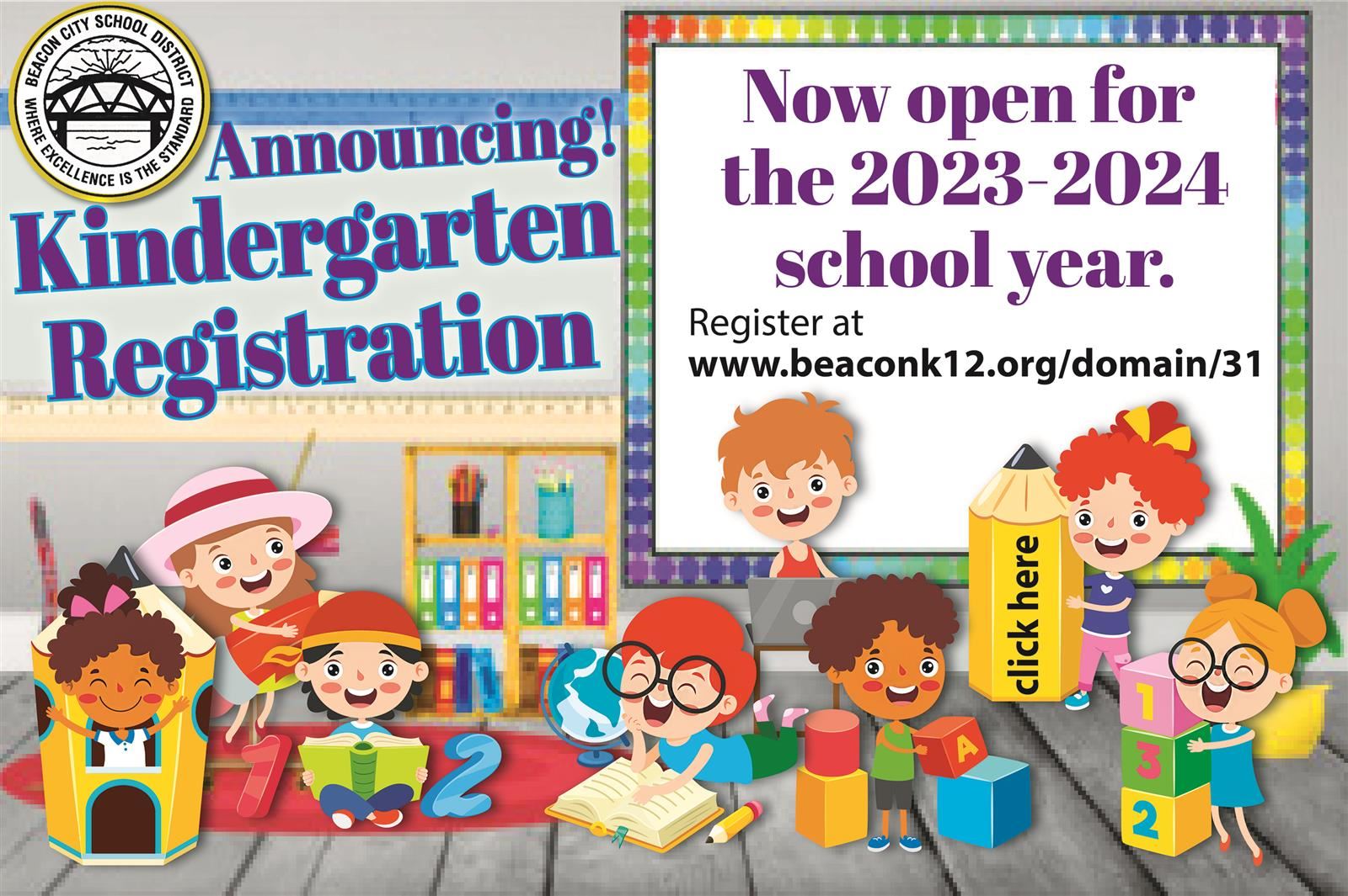 Kindergarten registration for the new school year Kindergarten registration for the new school year